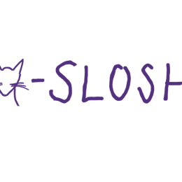 Y-SLOSH logga, där bokstaven Y är en stiliserad katt.