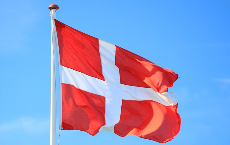 Danska flaggan. 